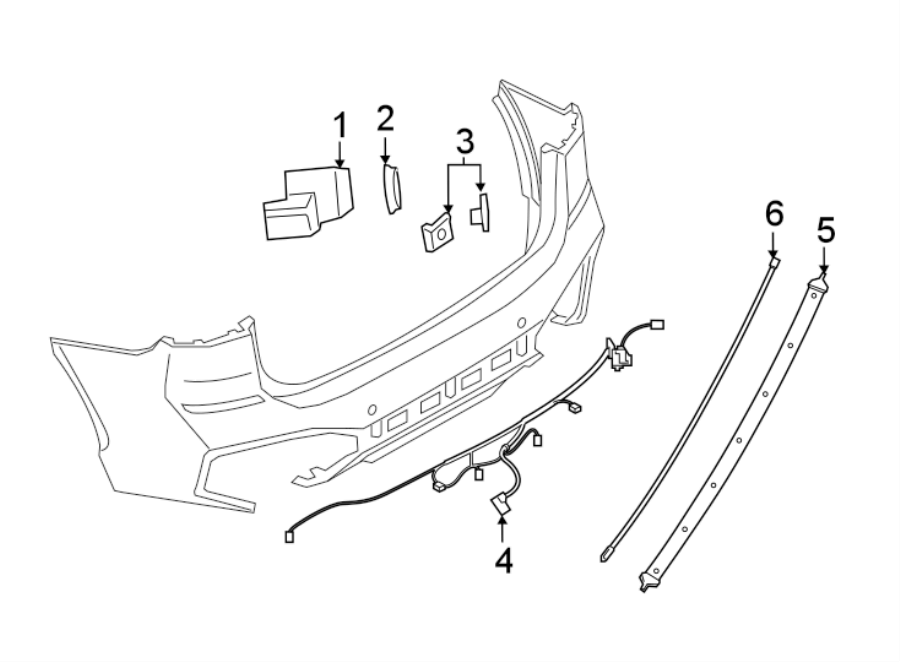 6Rear bumper. Bumper & components.https://images.simplepart.com/images/parts/motor/fullsize/1991657.png