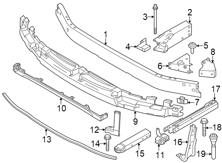 11Front bumper & grille. Bumper & components.https://images.simplepart.com/images/parts/motor/fullsize/1991690.png