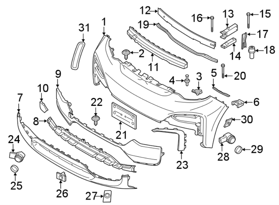 28FRONT BUMPER. BUMPER & COMPONENTS.https://images.simplepart.com/images/parts/motor/fullsize/1994007.png