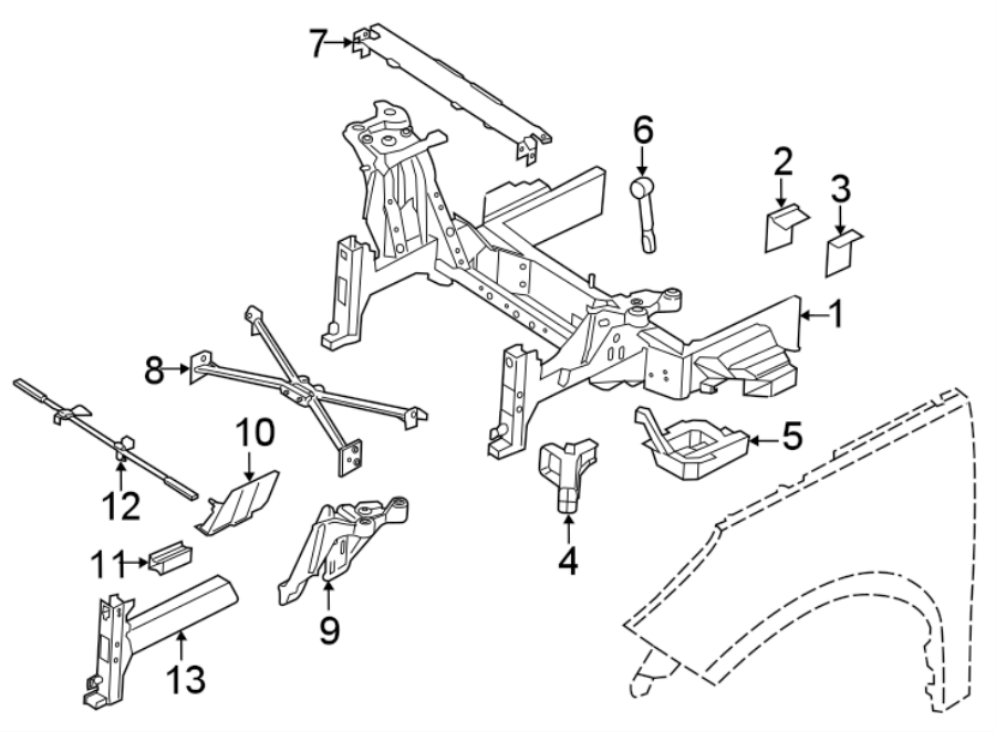 10FENDER. STRUCTURAL COMPONENTS & RAILS.https://images.simplepart.com/images/parts/motor/fullsize/1994100.png