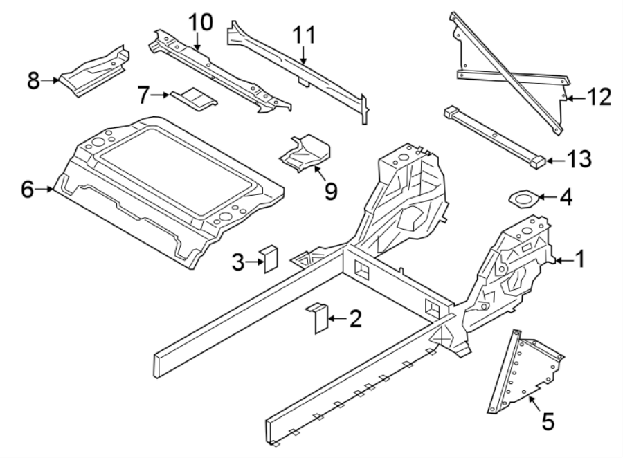 PILLARS. ROCKER & FLOOR. RAILS & COMPONENTS.