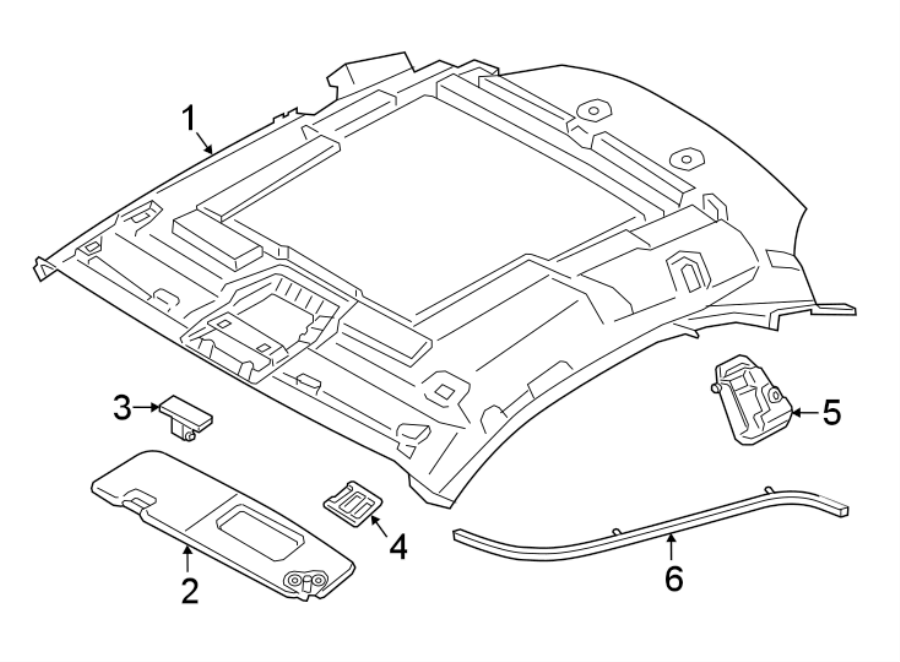 ROOF. INTERIOR TRIM.