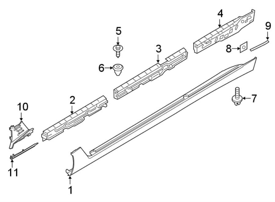 5PILLARS. ROCKER & FLOOR. EXTERIOR TRIM.https://images.simplepart.com/images/parts/motor/fullsize/1999585.png