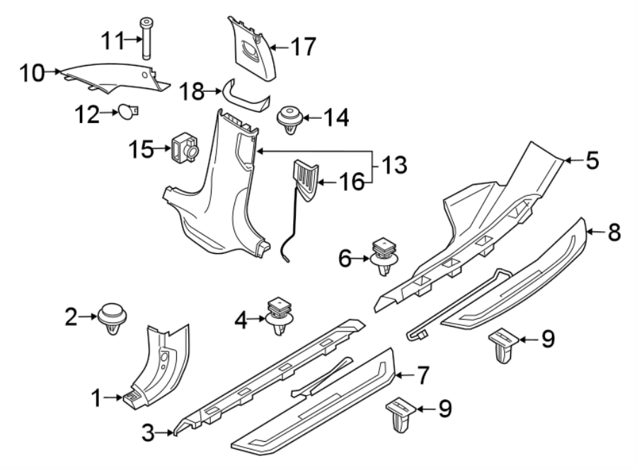 11PILLARS. ROCKER & FLOOR. INTERIOR TRIM.https://images.simplepart.com/images/parts/motor/fullsize/1999588.png