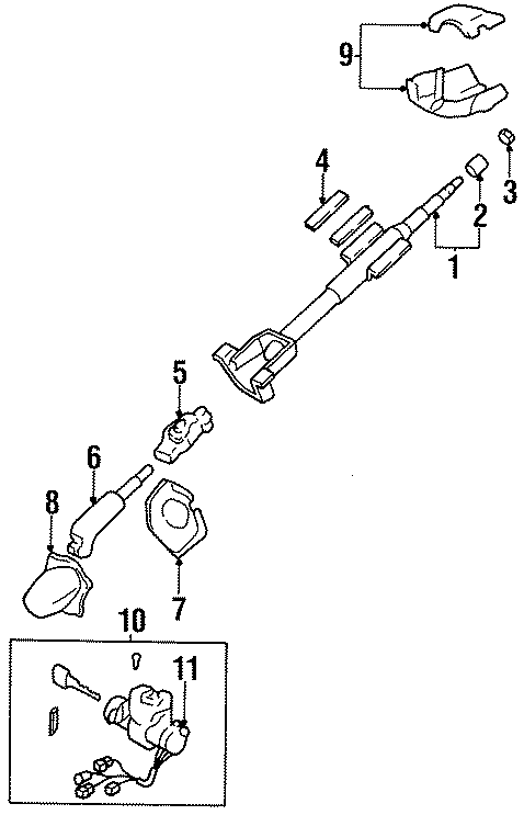 5STEERING COLUMN ASSEMBLY.https://images.simplepart.com/images/parts/motor/fullsize/2200300.png