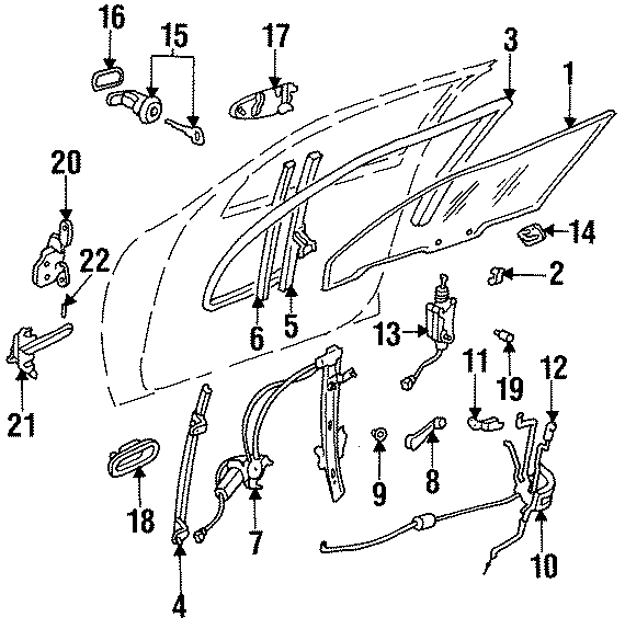 11FRONT DOOR. GLASS & HARDWARE.https://images.simplepart.com/images/parts/motor/fullsize/2200460.png