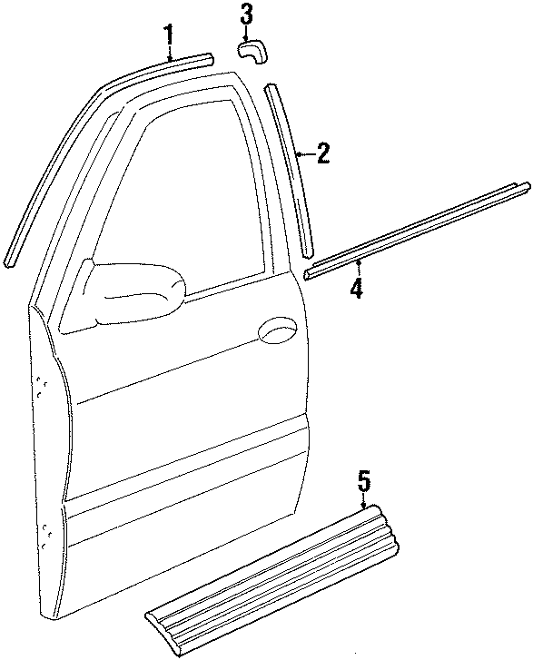 4FRONT DOOR. EXTERIOR TRIM.https://images.simplepart.com/images/parts/motor/fullsize/2301335.png