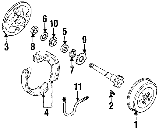 2REAR SUSPENSION. BRAKE COMPONENTS.https://images.simplepart.com/images/parts/motor/fullsize/2301415.png