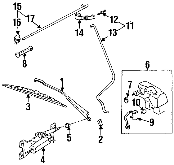 13LIFT GATE. WIPER & WASHER COMPONENTS.https://images.simplepart.com/images/parts/motor/fullsize/2301455.png