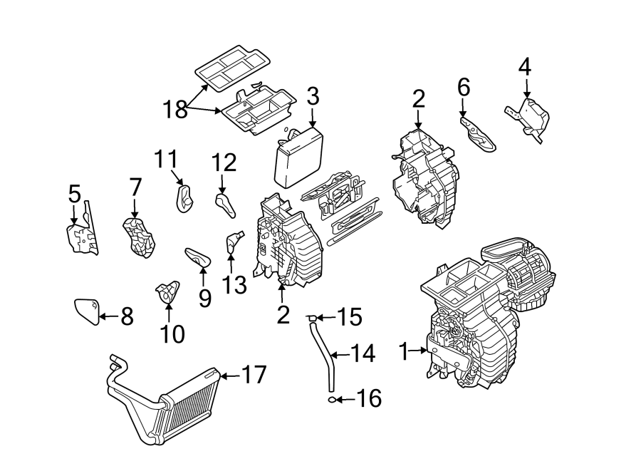 11AIR CONDITIONER & HEATER. EVAPORATOR COMPONENTS.https://images.simplepart.com/images/parts/motor/fullsize/2302085.png