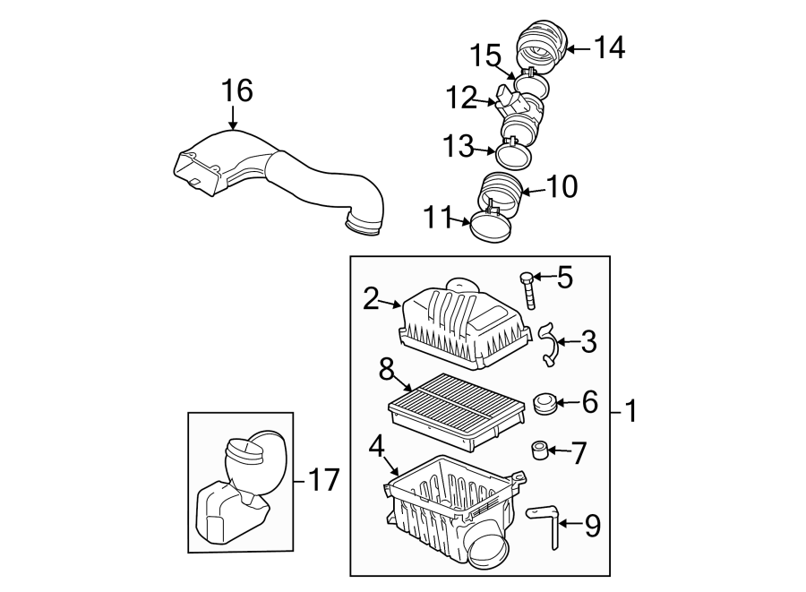 6AIR INTAKE.https://images.simplepart.com/images/parts/motor/fullsize/2302200.png