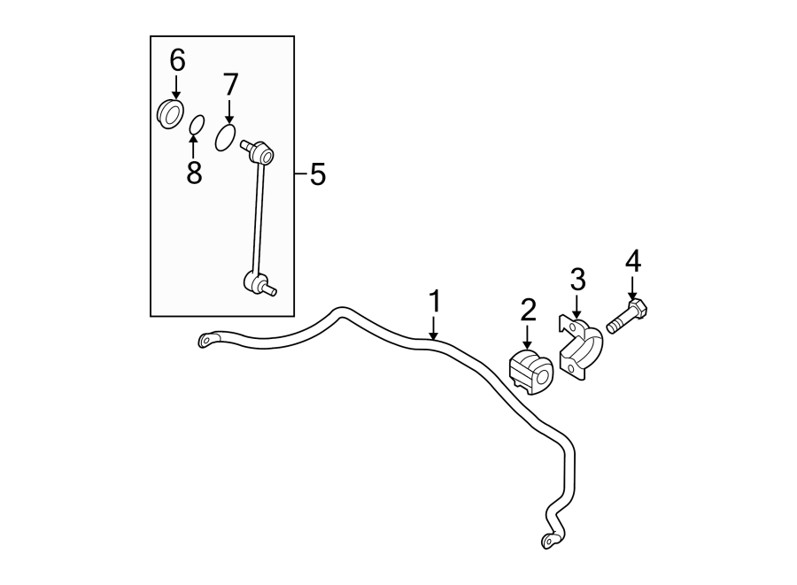 8FRONT SUSPENSION. STABILIZER BAR & COMPONENTS.https://images.simplepart.com/images/parts/motor/fullsize/2302265.png