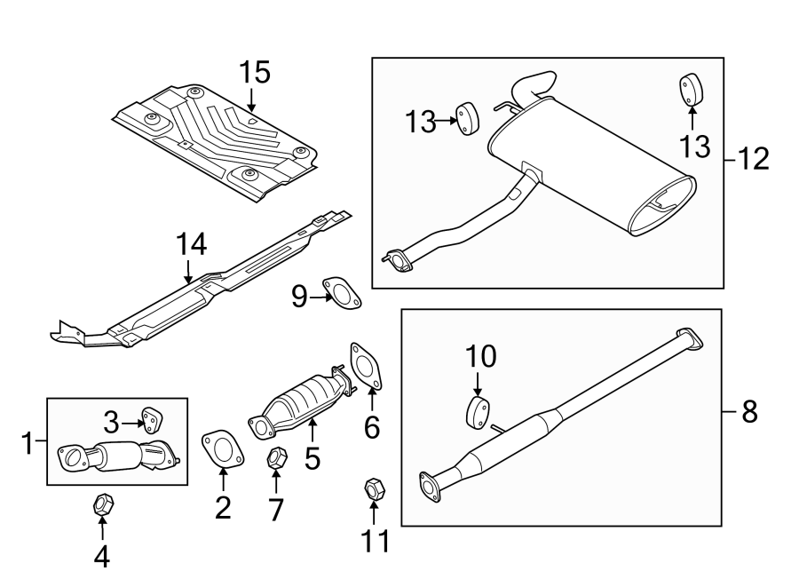 14EXHAUST SYSTEM. EXHAUST COMPONENTS.https://images.simplepart.com/images/parts/motor/fullsize/2303168.png