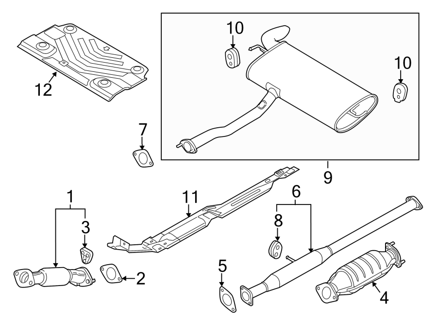 11EXHAUST SYSTEM. EXHAUST COMPONENTS.https://images.simplepart.com/images/parts/motor/fullsize/2303185.png