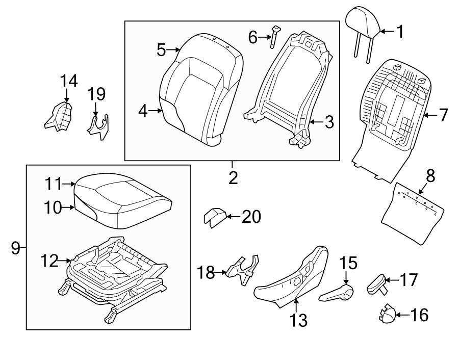 16SEATS & TRACKS. FRONT SEAT COMPONENTS.https://images.simplepart.com/images/parts/motor/fullsize/2303315.png