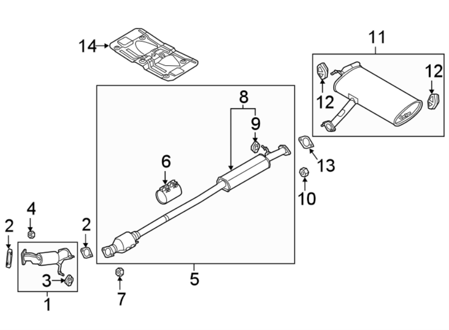 3Exhaust system. Exhaust components.https://images.simplepart.com/images/parts/motor/fullsize/2304195.png