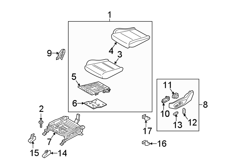 4SEATS & TRACKS. DRIVER SEAT COMPONENTS.https://images.simplepart.com/images/parts/motor/fullsize/2304321.png