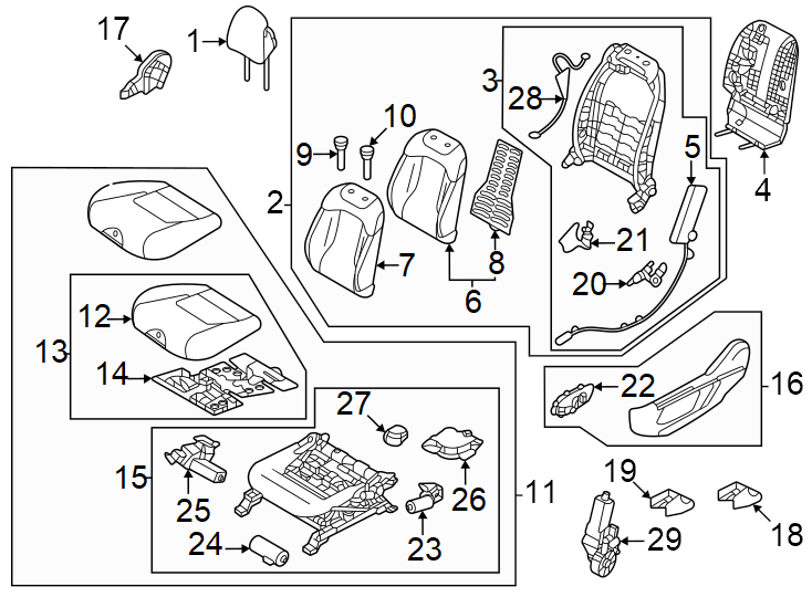 23Seats & tracks. Driver seat components.https://images.simplepart.com/images/parts/motor/fullsize/2305691.png