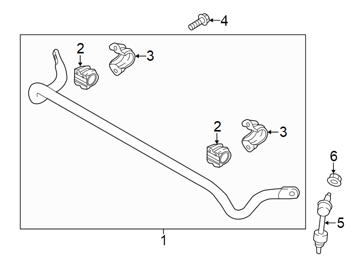 5Rear suspension. Stabilizer bar & components.https://images.simplepart.com/images/parts/motor/fullsize/2305850.png