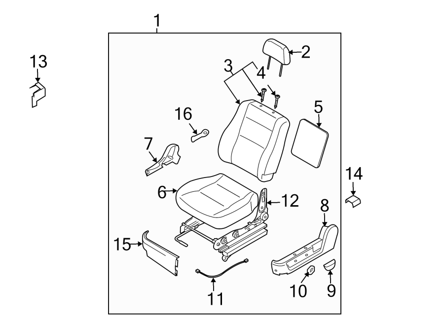 2Seats & tracks. Front seat components.https://images.simplepart.com/images/parts/motor/fullsize/2310335.png