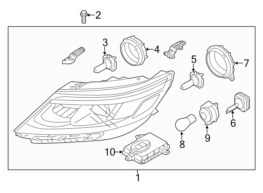 4FRONT LAMPS. HEADLAMP COMPONENTS.https://images.simplepart.com/images/parts/motor/fullsize/2311022.png