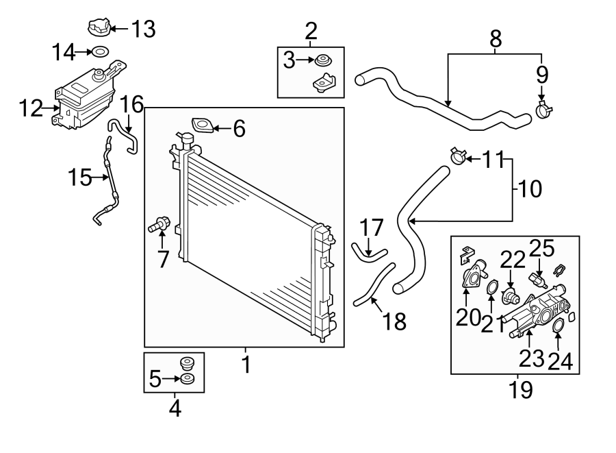 RADIATOR & COMPONENTS.