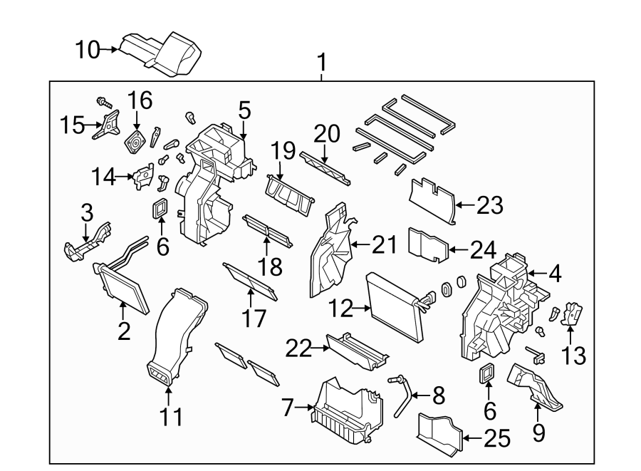 14AIR CONDITIONER & HEATER. EVAPORATOR & HEATER COMPONENTS.https://images.simplepart.com/images/parts/motor/fullsize/2311085.png