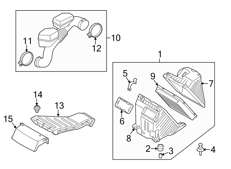 ENGINE / TRANSAXLE. AIR INTAKE.