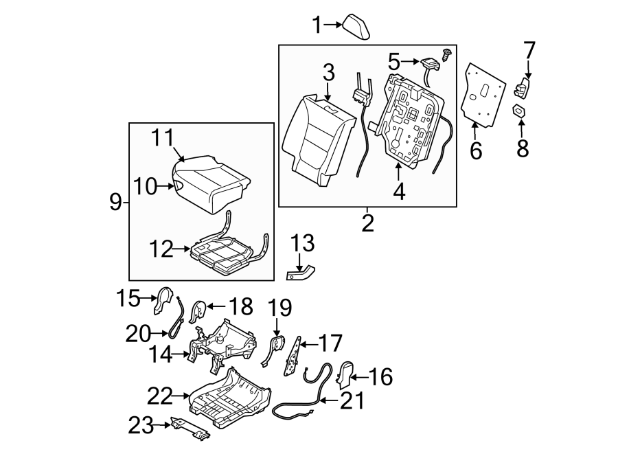 19Seats & tracks. Second row seats.https://images.simplepart.com/images/parts/motor/fullsize/2311430.png