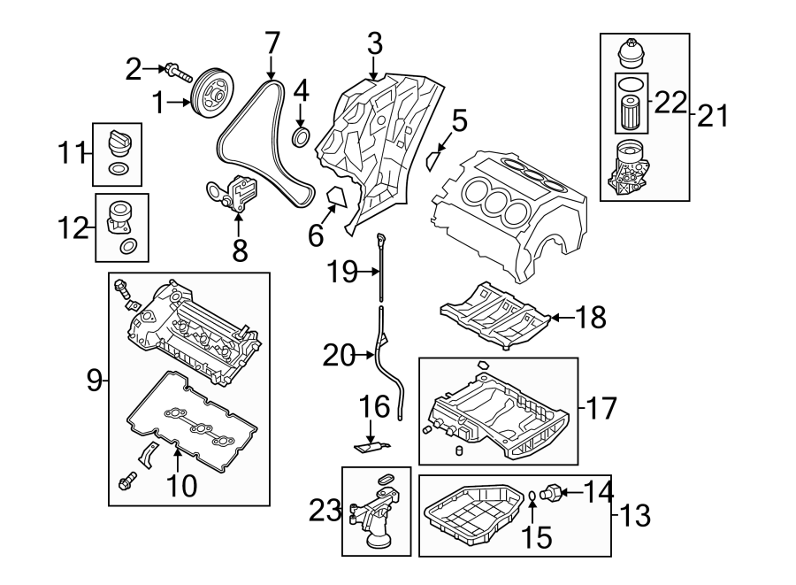 21Engine / transaxle. Windshield. Engine parts.https://images.simplepart.com/images/parts/motor/fullsize/2311765.png