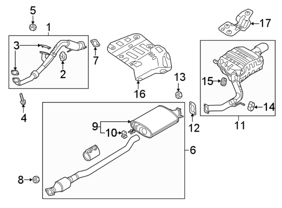 6EXHAUST SYSTEM. EXHAUST COMPONENTS.https://images.simplepart.com/images/parts/motor/fullsize/2312378.png