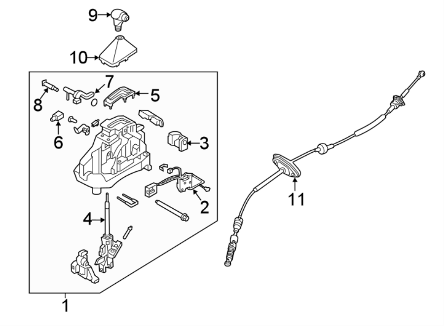 Diagram CENTER CONSOLE. for your 2020 Kia Sorento 3.3L Lambda II V6 A/T AWD Black Line Sport Utility 