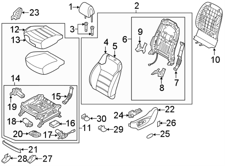 29Seats & tracks. Driver seat components.https://images.simplepart.com/images/parts/motor/fullsize/2312535.png