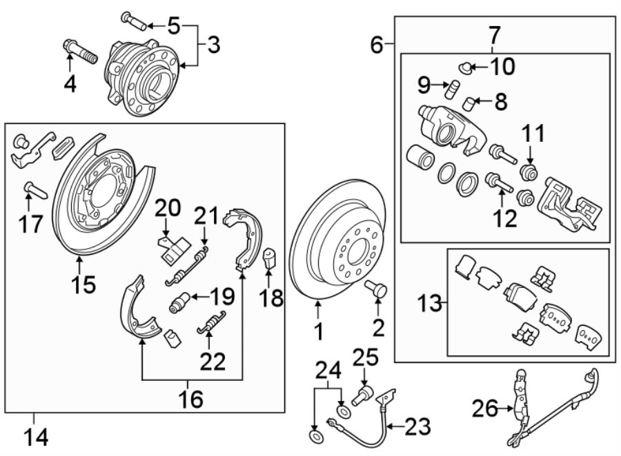 20REAR SUSPENSION. BRAKE COMPONENTS.https://images.simplepart.com/images/parts/motor/fullsize/2312705.png