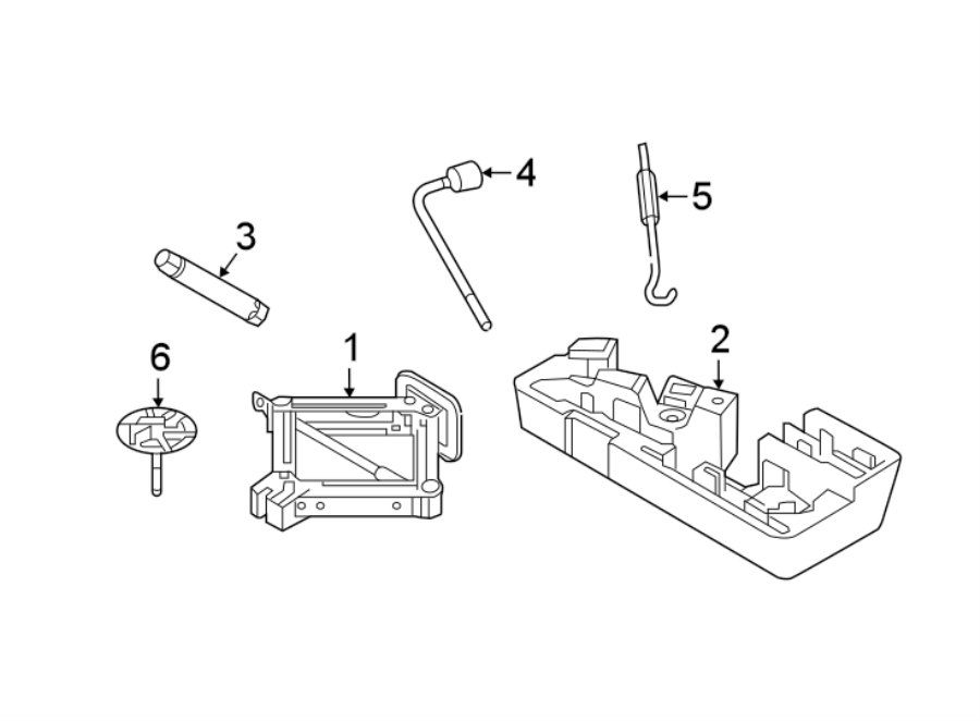 Diagram REAR BODY & FLOOR. JACK & COMPONENTS. for your Kia Sorento  