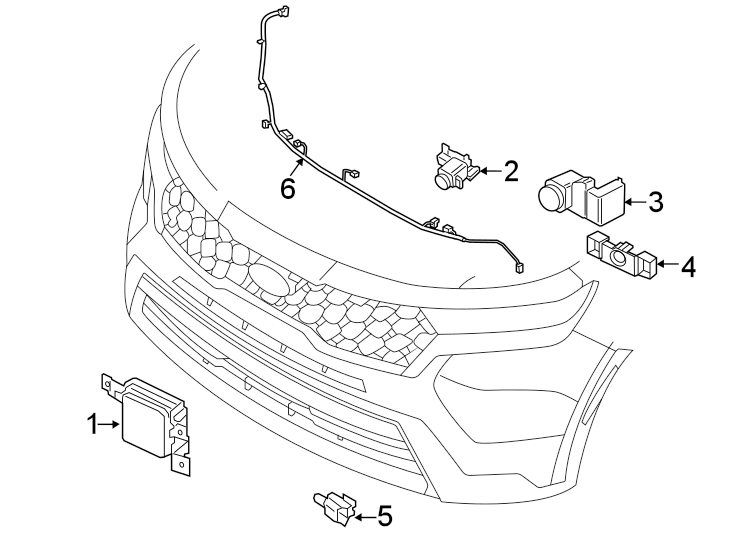 5Front bumper. Electrical components.https://images.simplepart.com/images/parts/motor/fullsize/2313026.png