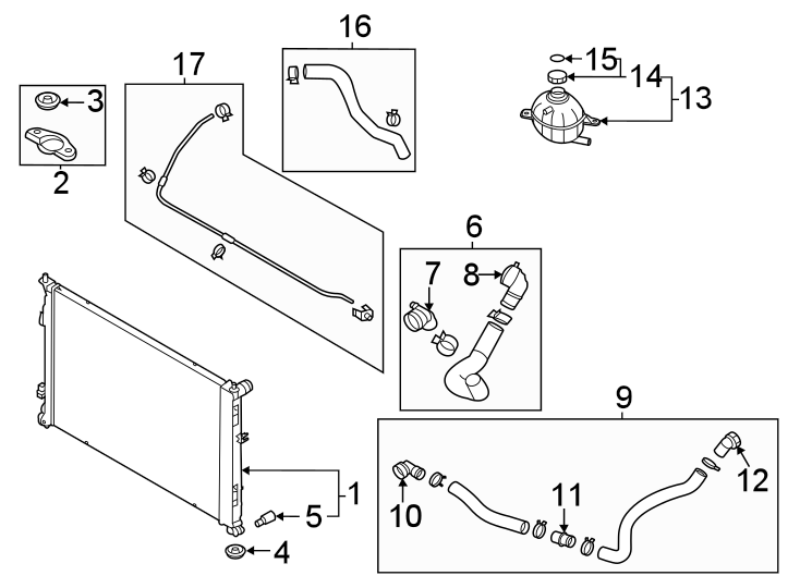 11Radiator & components.https://images.simplepart.com/images/parts/motor/fullsize/2313080.png