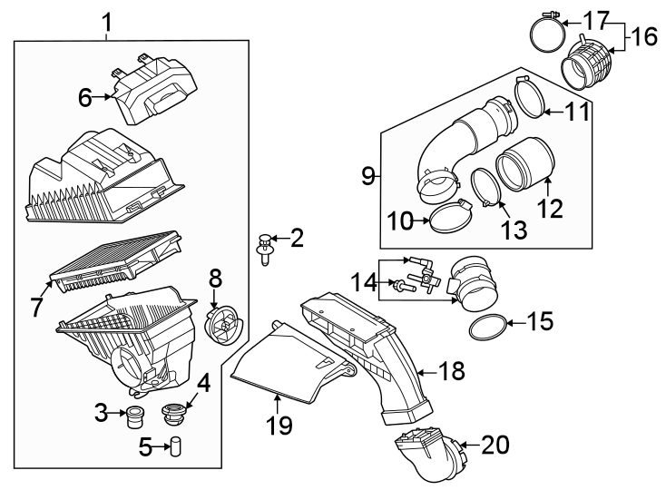 3Engine / transaxle. Air intake.https://images.simplepart.com/images/parts/motor/fullsize/2313260.png