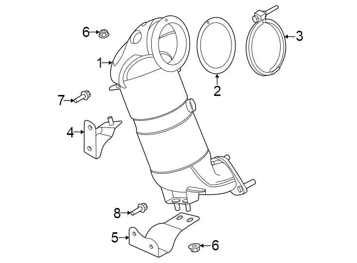 5Exhaust system. Manifold.https://images.simplepart.com/images/parts/motor/fullsize/2313300.png