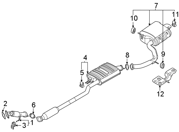 3Exhaust system. Exhaust components.https://images.simplepart.com/images/parts/motor/fullsize/2313304.png