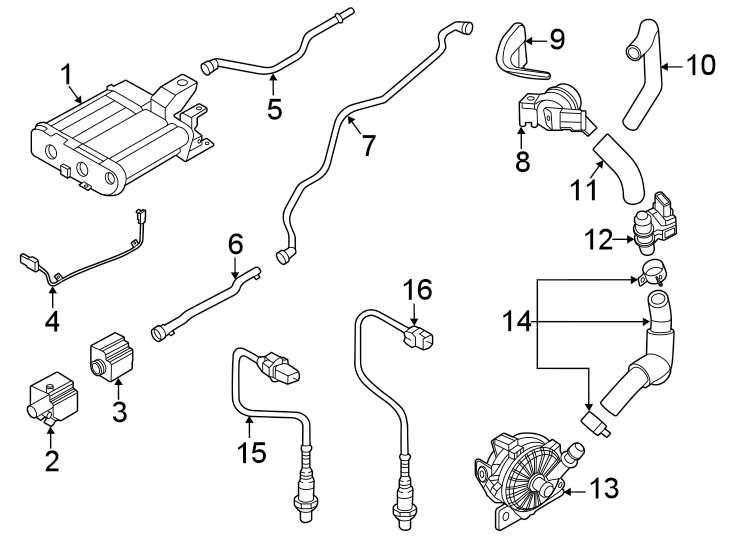 16Emission system. Emission components.https://images.simplepart.com/images/parts/motor/fullsize/2313310.png