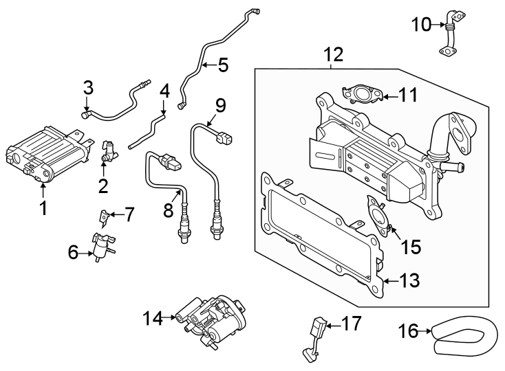 2Emission system. Emission components.https://images.simplepart.com/images/parts/motor/fullsize/2313312.png