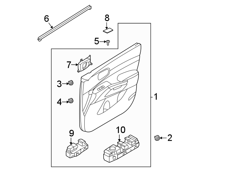 1Front door. Interior trim.https://images.simplepart.com/images/parts/motor/fullsize/2313590.png