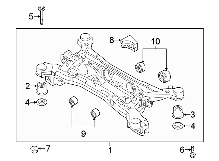 1Rear suspension. Suspension mounting.https://images.simplepart.com/images/parts/motor/fullsize/2313736.png