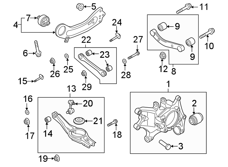 8Rear suspension. Suspension components.https://images.simplepart.com/images/parts/motor/fullsize/2313850.png