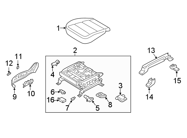 15Seats & tracks. Passenger seat components.https://images.simplepart.com/images/parts/motor/fullsize/2315418.png