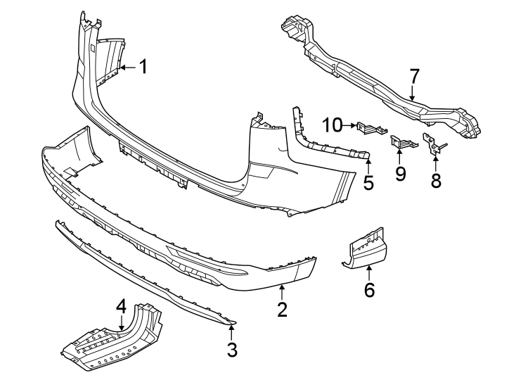 3Rear bumper. Bumper & components.https://images.simplepart.com/images/parts/motor/fullsize/2320715.png