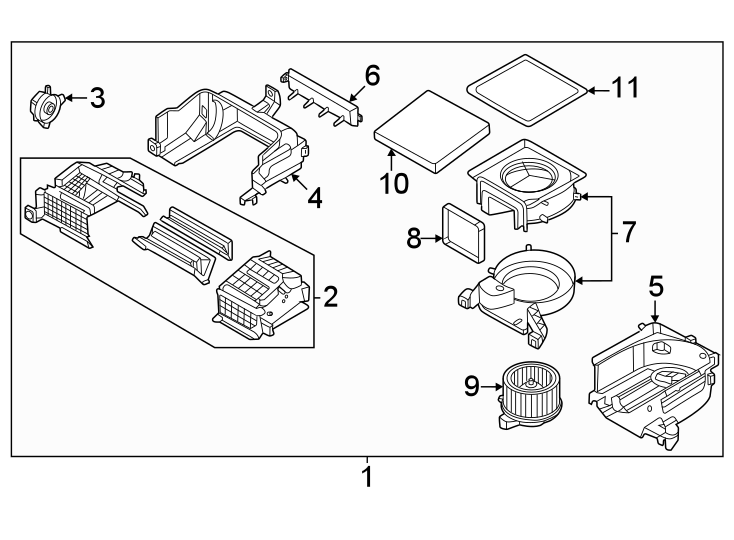 3Air conditioner & heater. Blower motor & fan.https://images.simplepart.com/images/parts/motor/fullsize/2325085.png