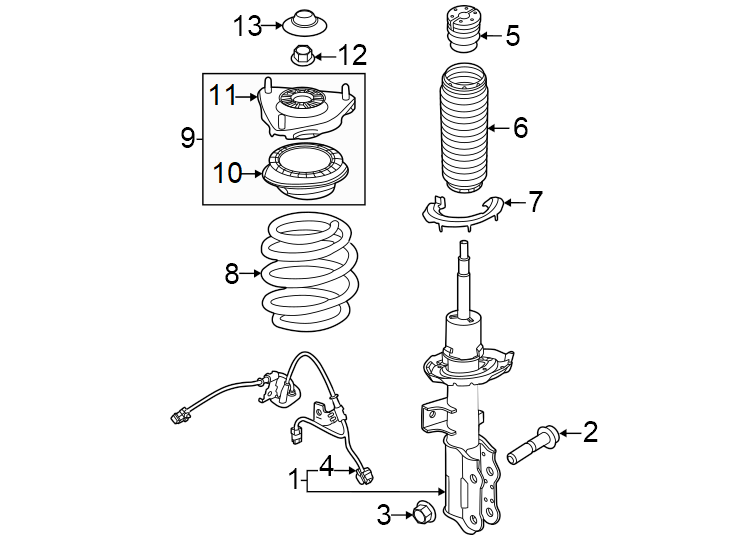 9Front suspension. Struts & components.https://images.simplepart.com/images/parts/motor/fullsize/2325212.png