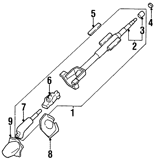 6STEERING COLUMN ASSEMBLY.https://images.simplepart.com/images/parts/motor/fullsize/2400300.png